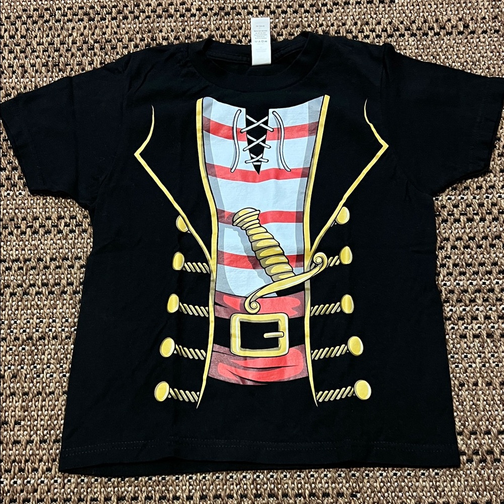 Pirate Costume Black Kids T-Shirt